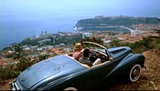 To Catch a Thief (1955)Beausoleil, Alpes-Maritimes, France, Cary Grant, Grace Kelly, camera above, car and water